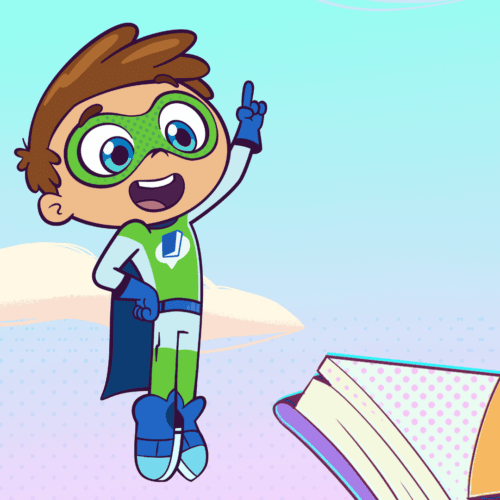 Super Why's Comic Book Adventures - Super Why in the air