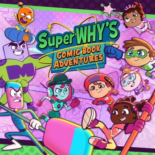 Super Why's Comic Book Adventures Key Art